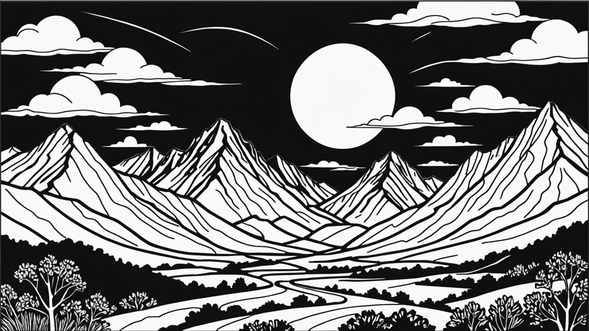 guru-8 Placeholder image icon with a simple mountain and sun drawing