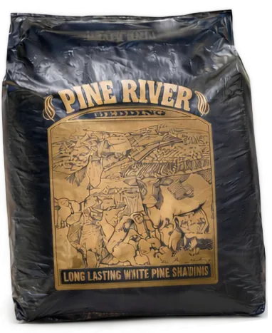 premium long lasting white pine shavings
